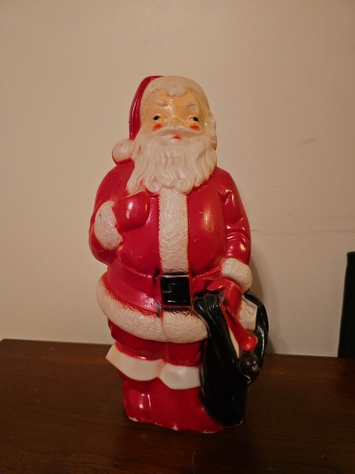 Vintage 13" Santa Blow Mold