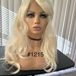 New blonde wig