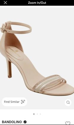Bandolino  Women's Macky 2 Heeled Sandal Light natural size 8