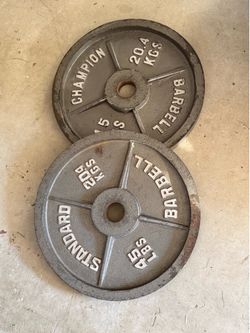 45lb Iron Plates
