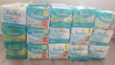 Pampers wipes 3pack