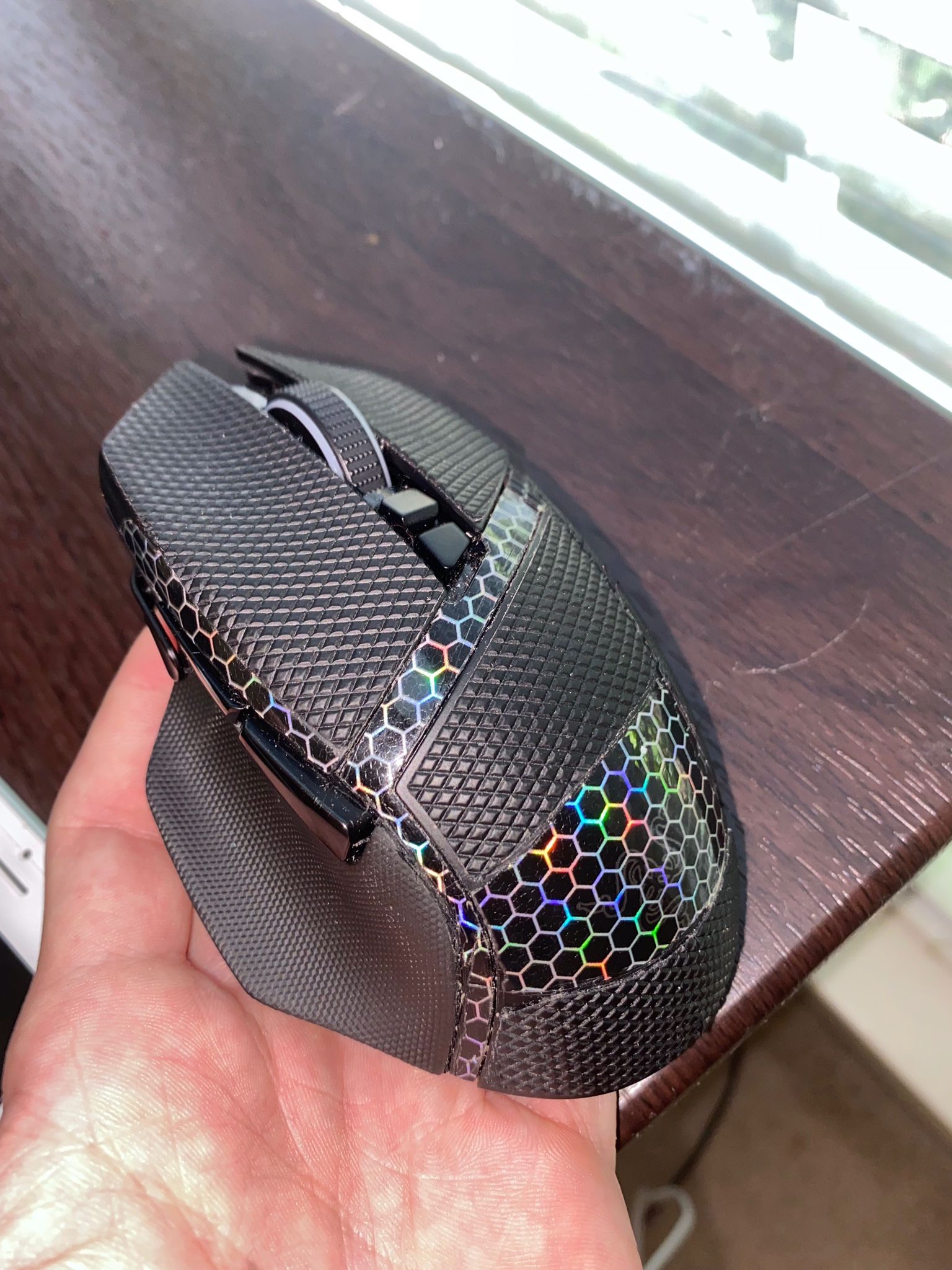 Custom vinyl wrapped Razer Basilisk Ultimate