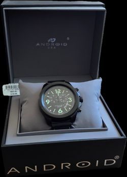 NOS ANDROID Chronograph 100M Stainless Steel Watch (USA)