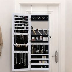 Full Length Mirror Jewelry Cabinet 