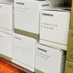 Tamron 11-20mm F2.8 E Mount