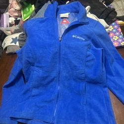 Blue Columbia OMNI-HEAT zip up, size XS