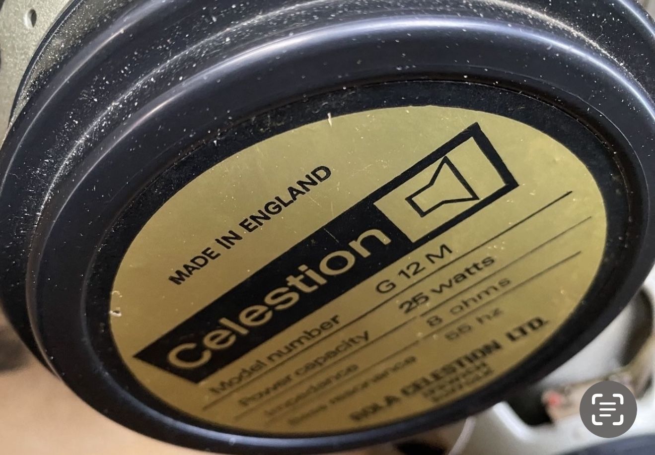 Celestion Black Back Guitar Speaker