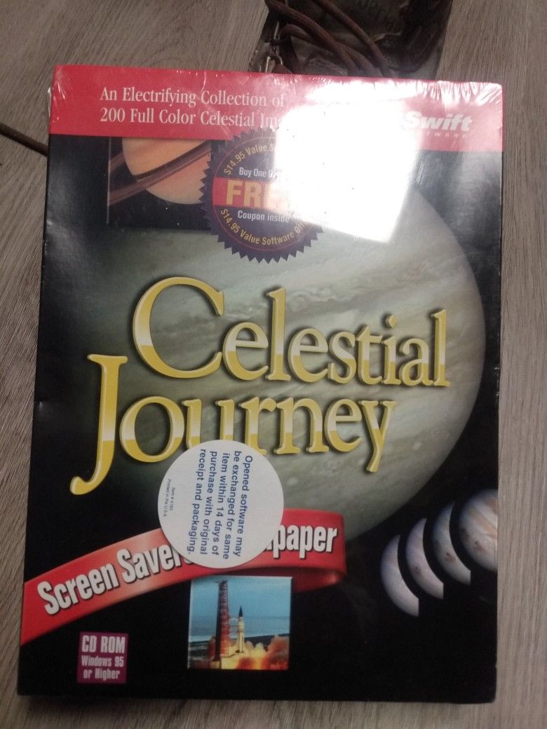 New Sealed Vintage Celestial Journey Screensavers And Wallpaper CD-ROM