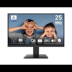 MSI PRO MP253P  25" FHD 100HZ FLAT BUSINESS & PRODUCTIVITY MONITOR - BLACK