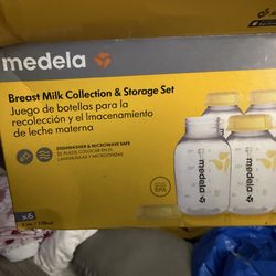 Mandela breast milk storage bottles