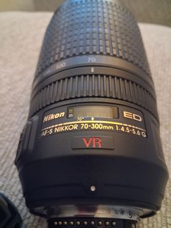 Nikon 70-300mm ED VR lens