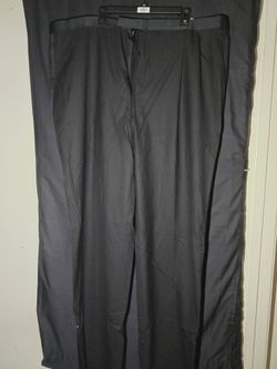 NWT Burberry London Mens Tuxedo Pants W48 Unhemmed Black 100% Wool Big & Tall