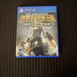 Duke Nukem 3D: 20th Anniversary World Tour video game for the PlayStation 4. 
