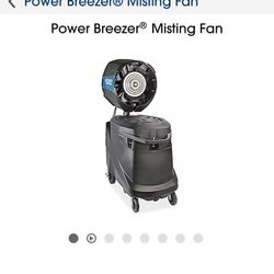 Power Breezer Misting Fan 