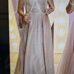 Two Blush Pink Junior Dresses