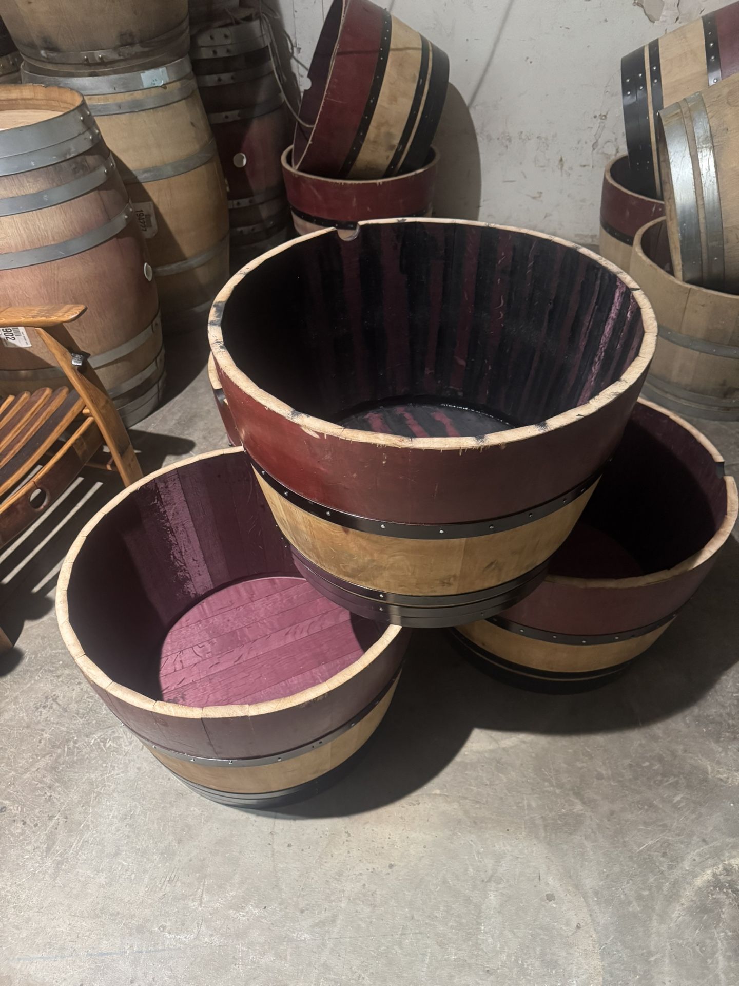 High Quality Wine Barrel Planters For Sale for Sale in Riverside, CA