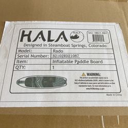 Hala Rado Stand-up Paddle Board 
