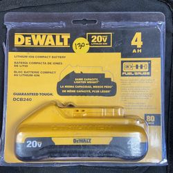 DeWalt 20v 4AH Lithium Battery