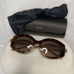 Cartier PANTHERE Havana Gold/Brown CTO213S