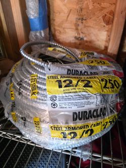 Duraclad AC 12/2 Steel Armored Cable 250 ft