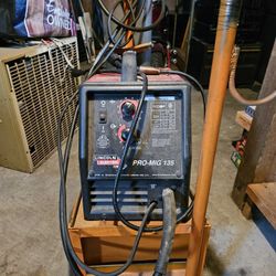 Mig Welder With Cart And Tank