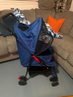 Pet stroller Blue - new