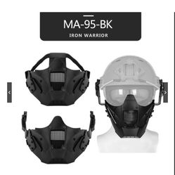 IRON WARRIOR TACTICAL MASK(HALF FACE) *BRAND NEW*