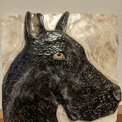 Great Dane Clay Plaque