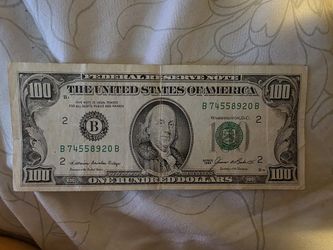 1985 Series 100 Dollar Bill