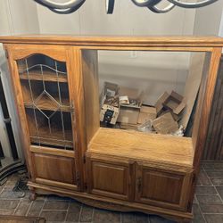 Antique Tv Entertainment Center 