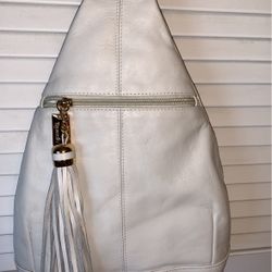 Brand New White Leather Handbag