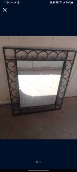 Iron frame Mirror $20