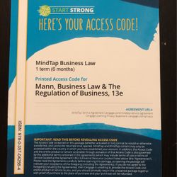 Cengage Mindtap Business Law