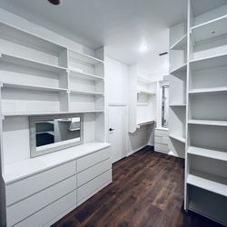 Shelving closet design   Dfw