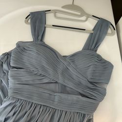 Birdy Grey Dusty Blue Maxi Dress (S/M)