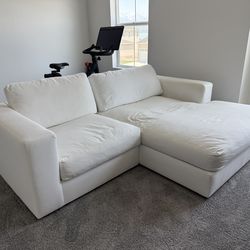 Pottery Barn Carmel Square Arm Modular Upholstered Sofa