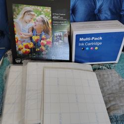 Photo And Transfer Papers And Ink Cartridges 