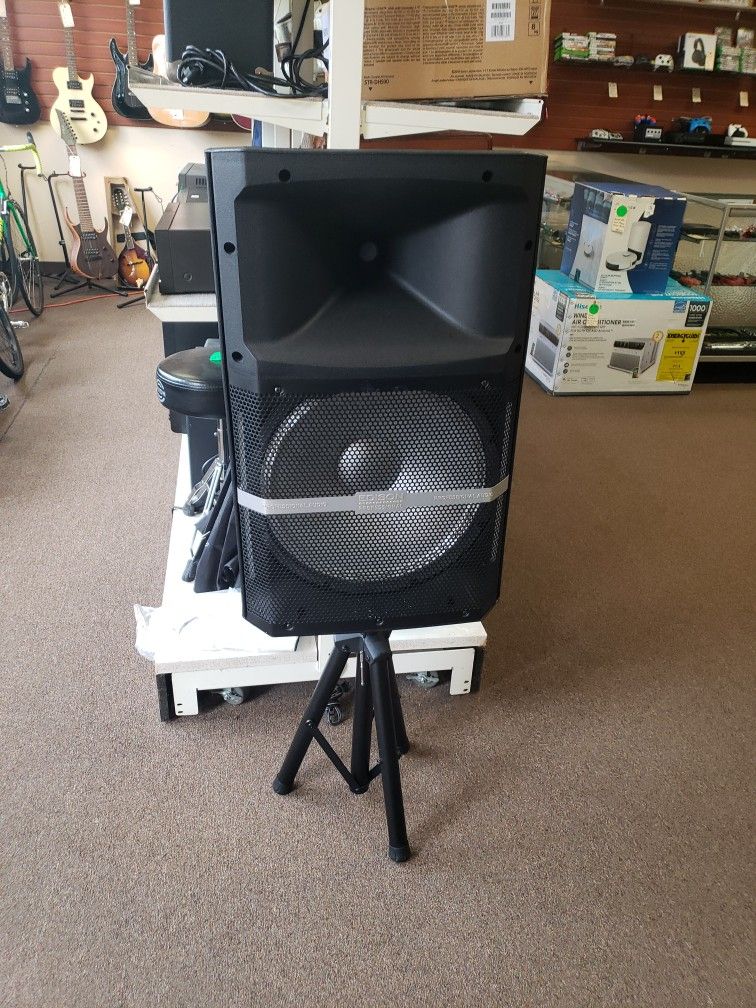 Edison ST-6000 Self Powered PA Bluetooth Speaker With Stand