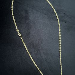 Gold Platted Rope Chain 