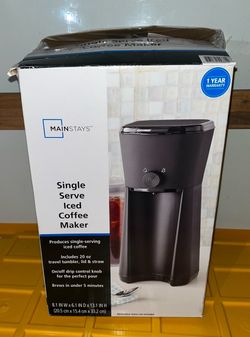 Mainstays Single Serve Iced Coffee Maker