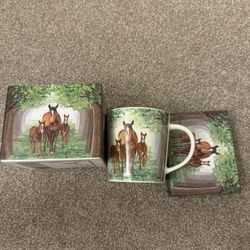 Horse Design Ceramic Mug – Brand New 🐎