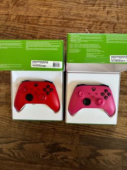 Xbox Wireless Controllers Red & Pink