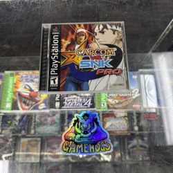 Capcom Vs SNK Pro Ps1 $65 Gamehogs 11am-7pm
