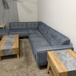 Couch and tables for sale