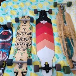 Longboards. Parts, And Skate Shoes