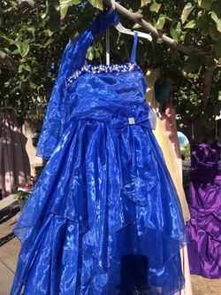 Blue girl dress