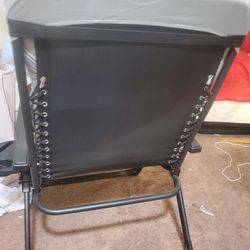 Lounge Chair With Cushion And Head Rest