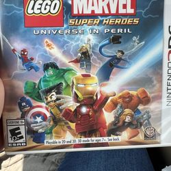 Nintendo 3Ds Lego Marvel Super hero Heroes Universe In Peril