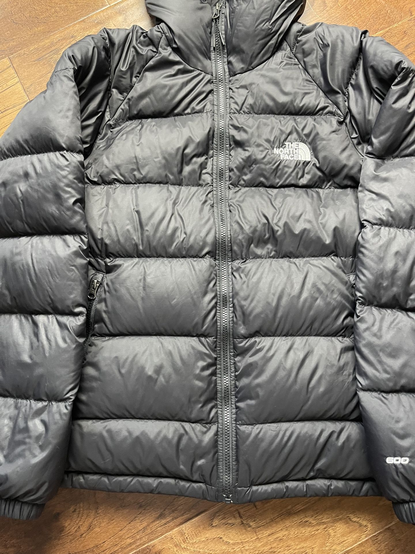 The North Face Men’s 600-Fill Hooded Down Jacket – Black (Size L)