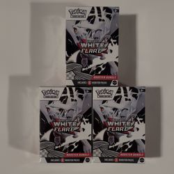 Pokemon White Flare Booster Bundle Lot 